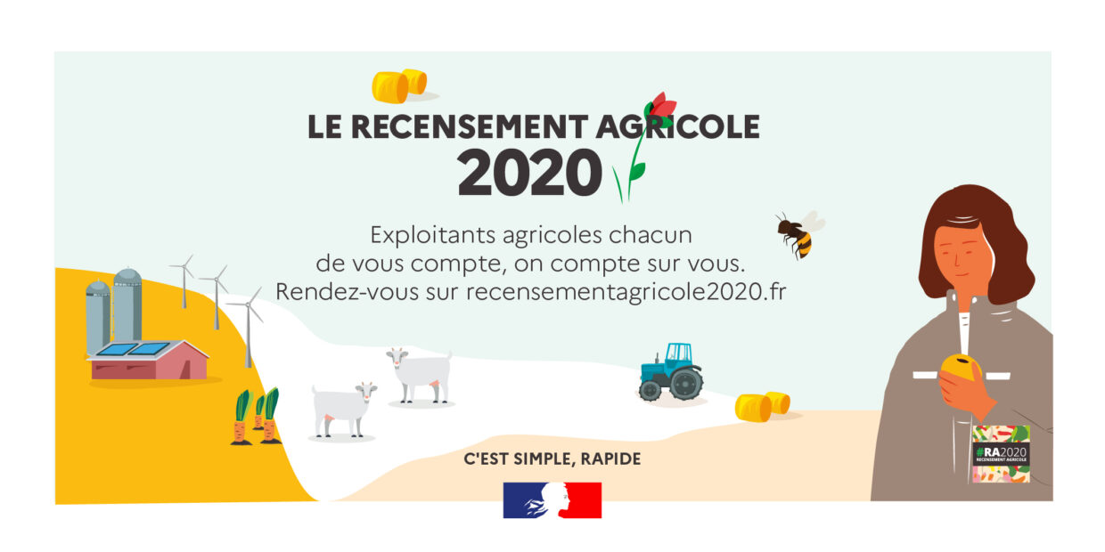affiche recensement agricole 2020